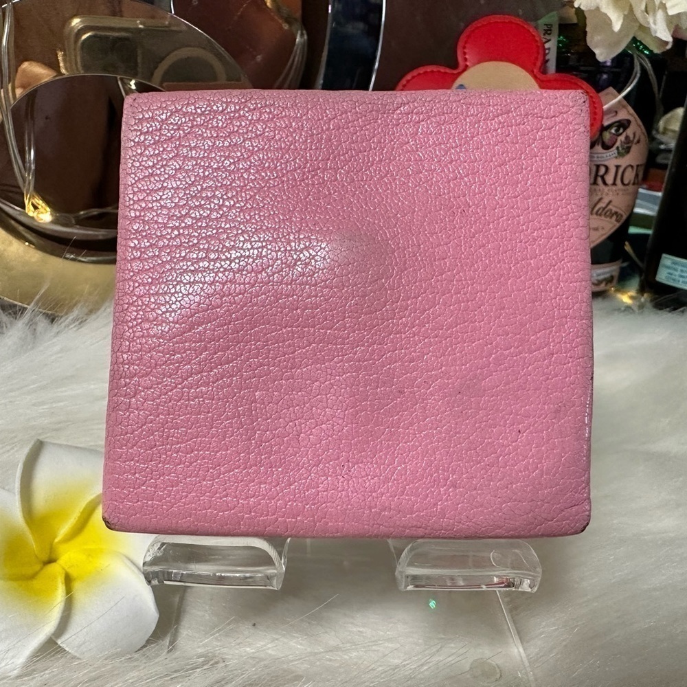 AUTHENTIC HERMES BASTIA ROSE CONFETTI PINK BASTIA VEAU EPSOM LEATHER COIN CASE - Picture 3 of 7